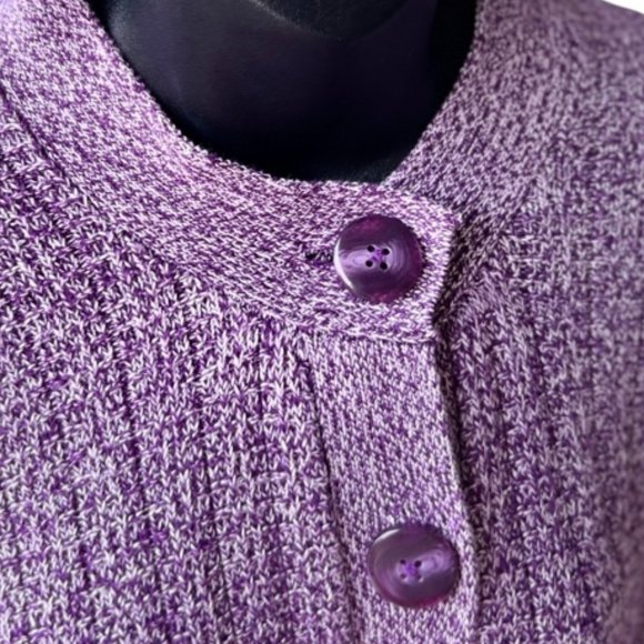 🌸4/$50🌸 Heathered Purple Cardigan Sweater - Picture 11 of 14